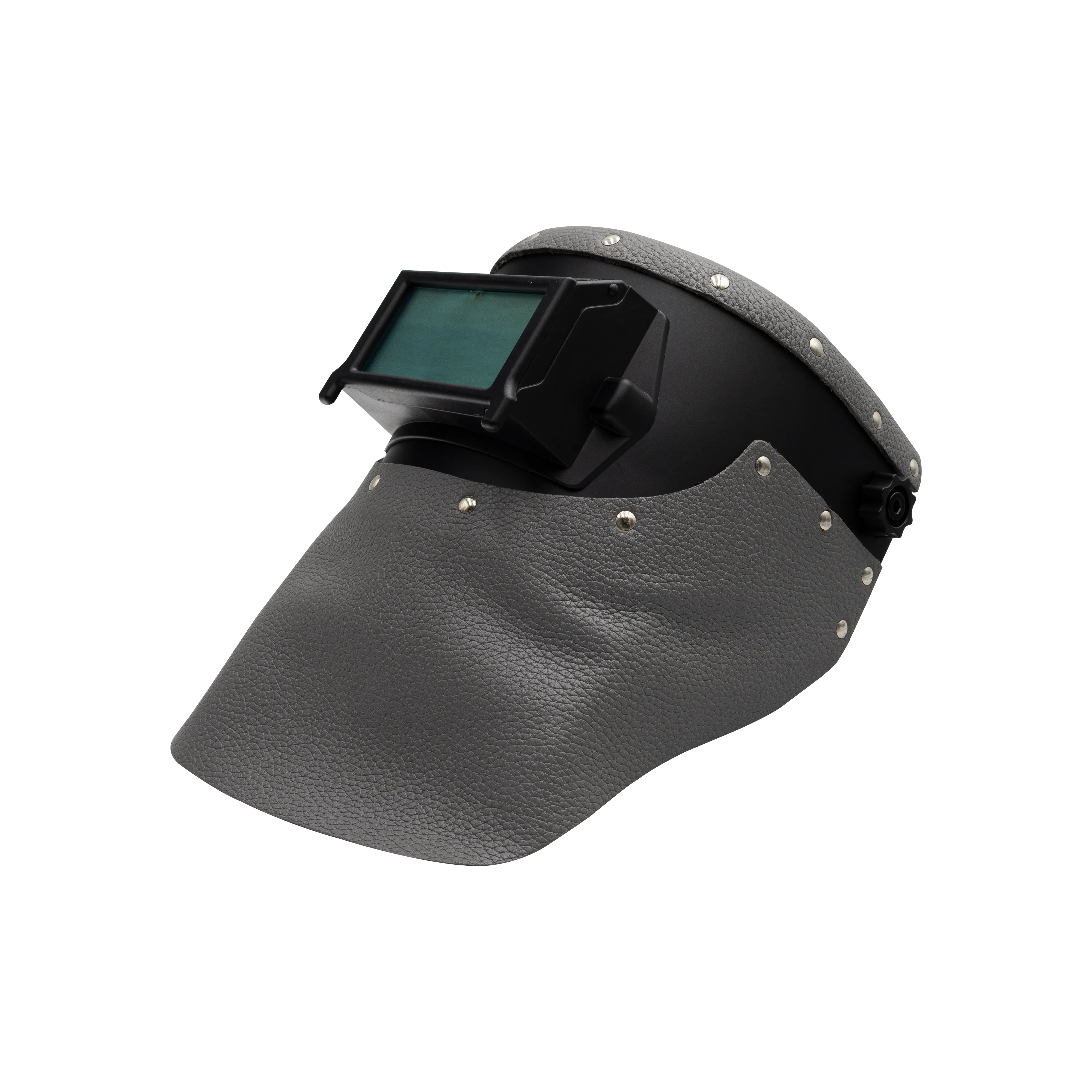 Outlaw Leather - Welding Hood - Deep Mystery Leather