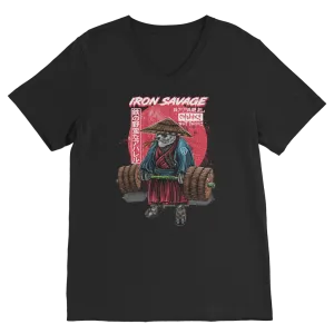 Panda: Chunky but Funky V-Neck Tee (UK)