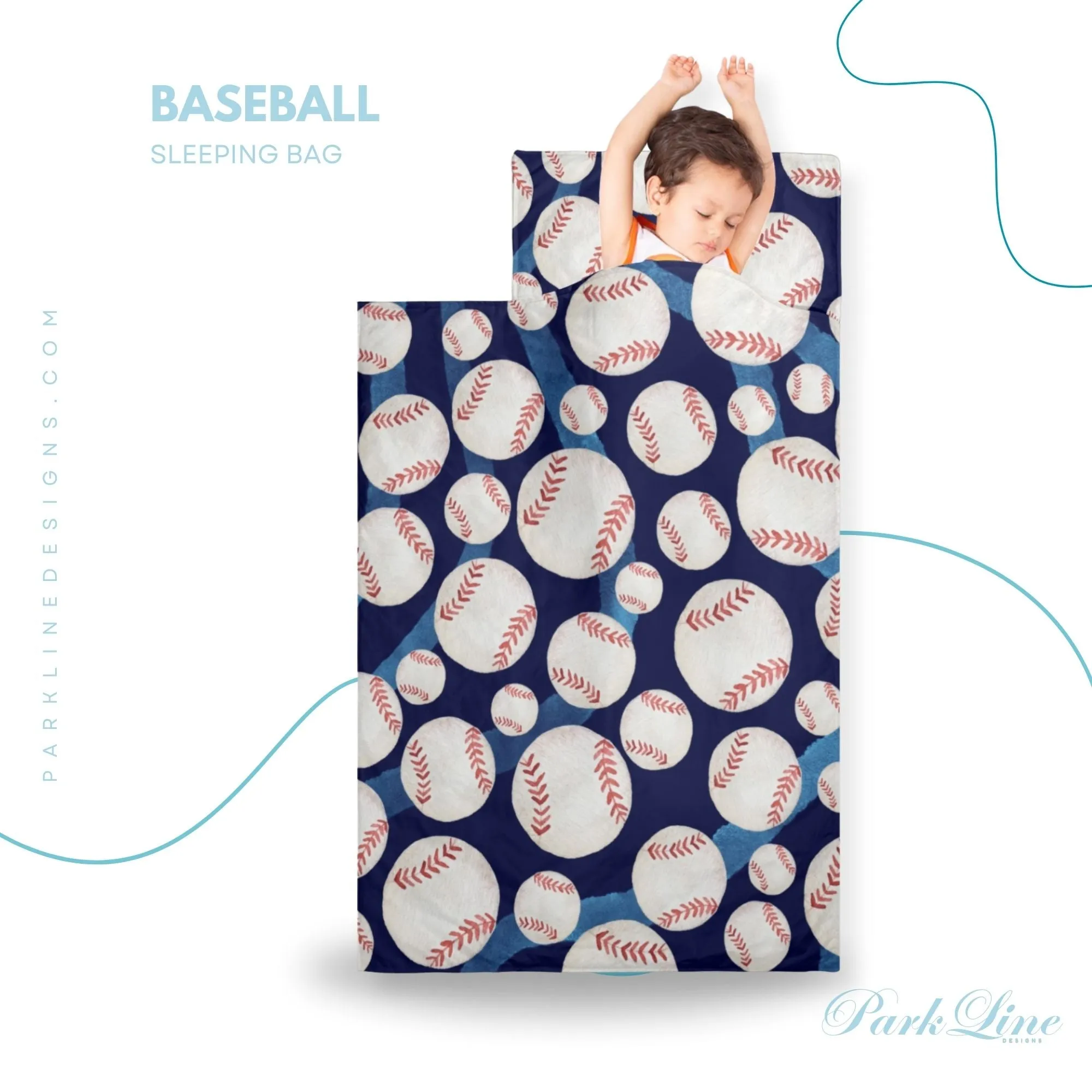 Parker Orange Kids' Long Sleeping Bag | A Catchy Blend of Comfort & Style | Lightweight and Durable Sleeping Bag for Kids