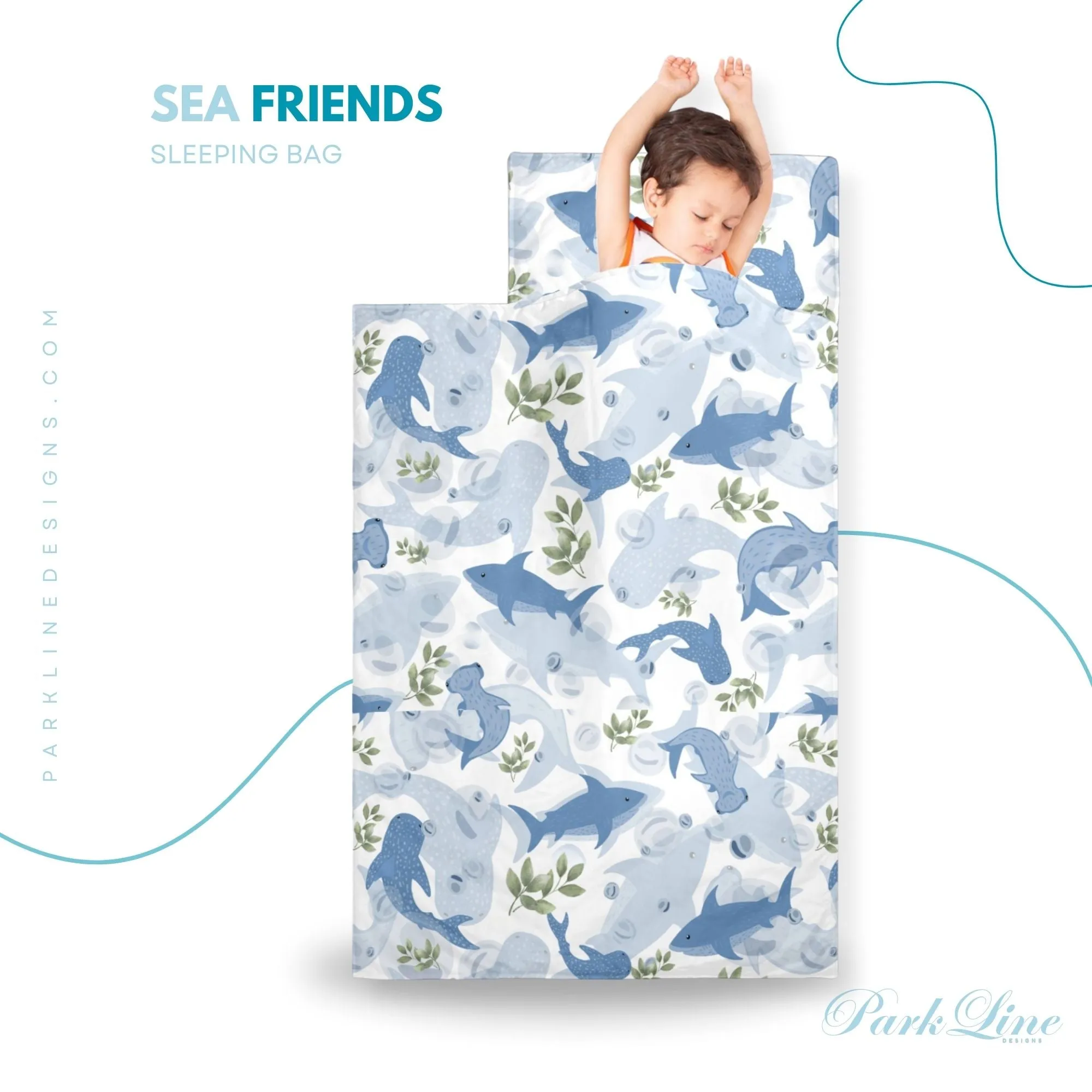 Parker Orange Kids' Long Sleeping Bag | A Catchy Blend of Comfort & Style | Lightweight and Durable Sleeping Bag for Kids
