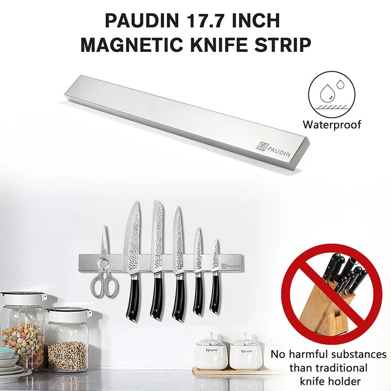 PAUDIN 17.7‘’ Stainless Steel Magnetic Knife Bar