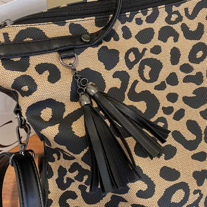 Paziye Female Leopard Bag