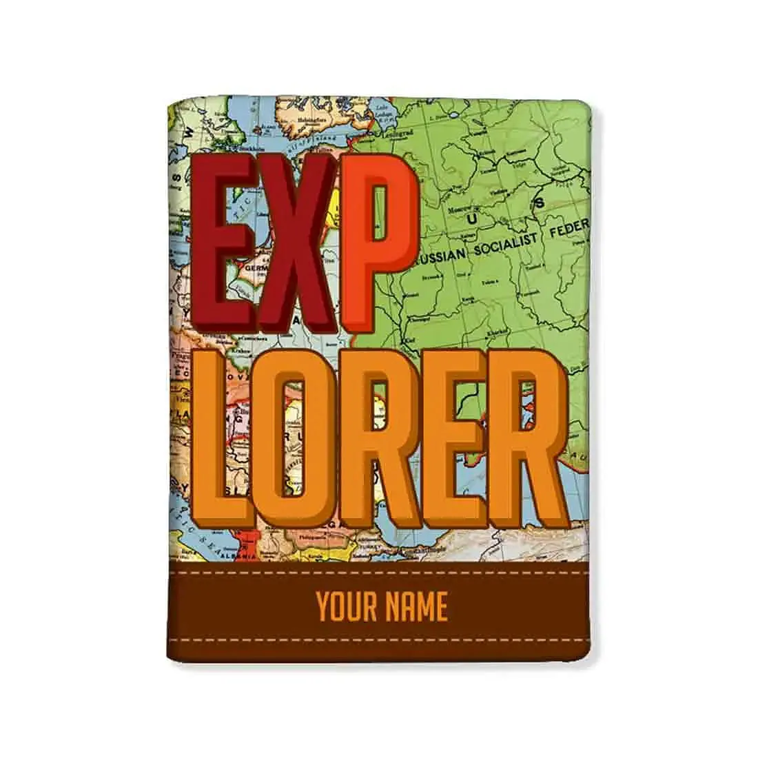 Personalized Passport Cover for Him -  EXPLORER