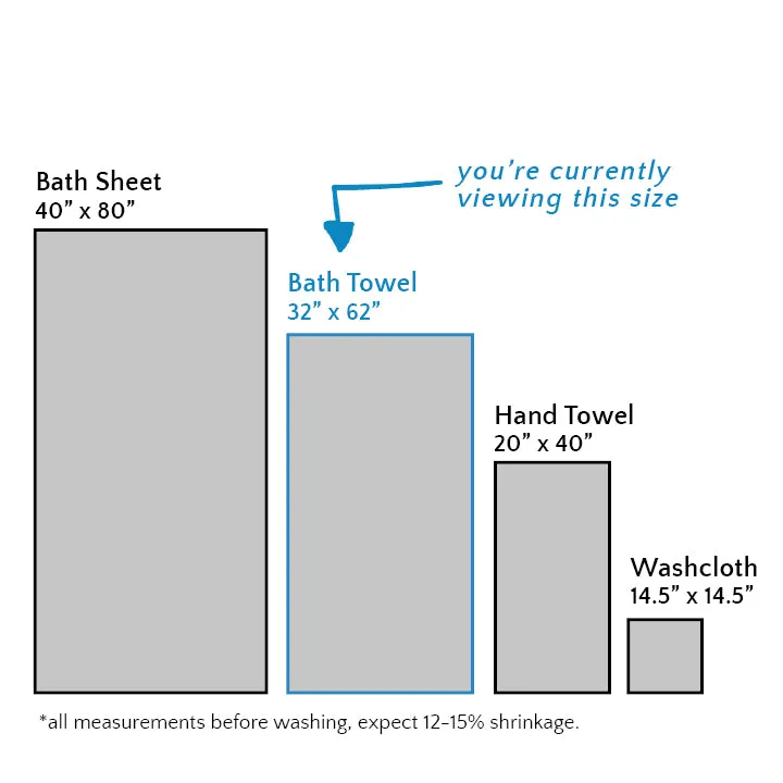 Pewter Bath Sheet, Classic Style