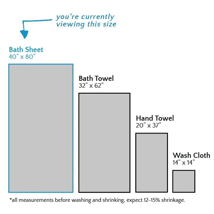 Pewter Bath Sheet, Modern Style
