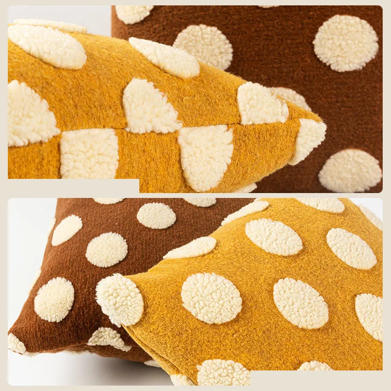 Polka Dot Plush Pillow
