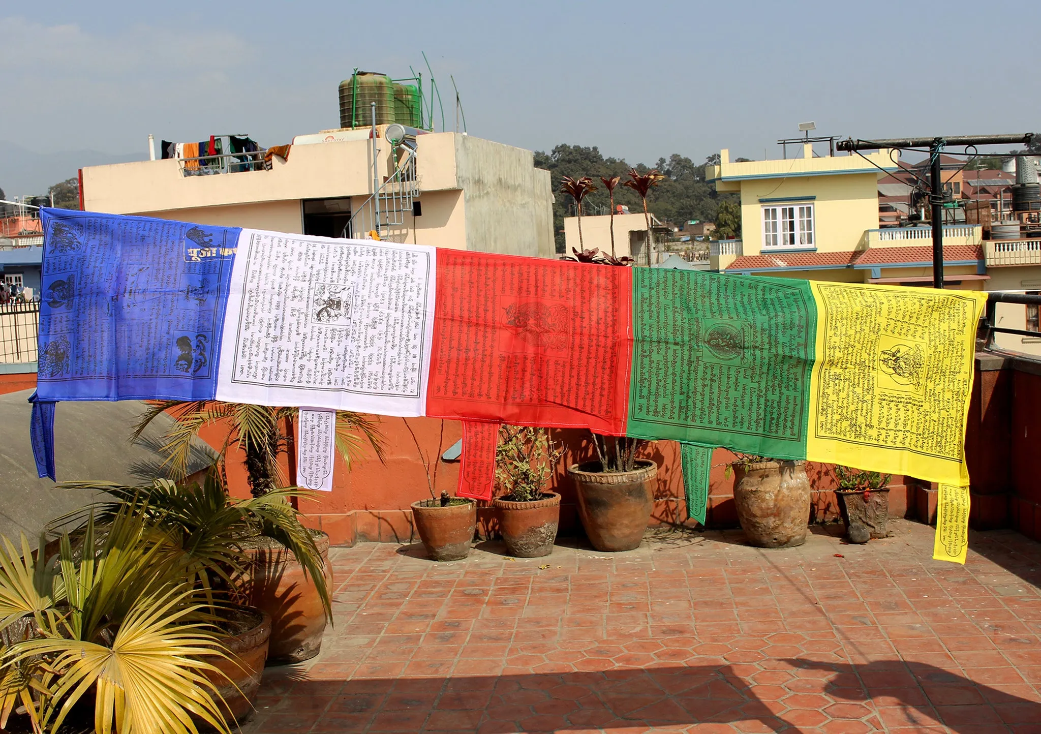 Polyester Vertical Tibetan Prayer Flags