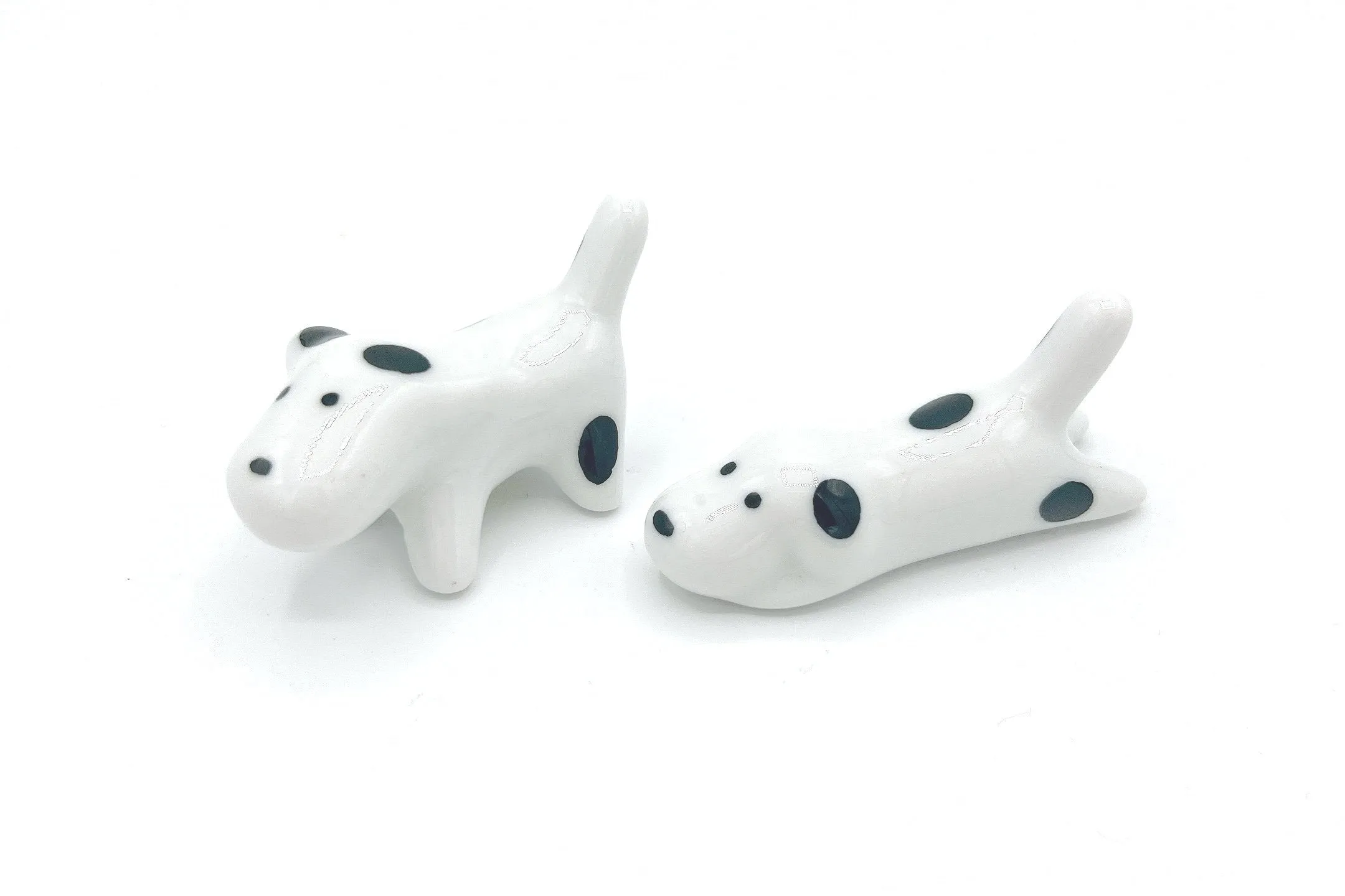 Porcelain Dog Chopstick Rest