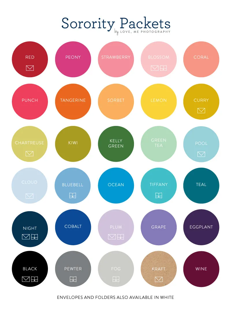 Preppy Name Complete Sorority Packet