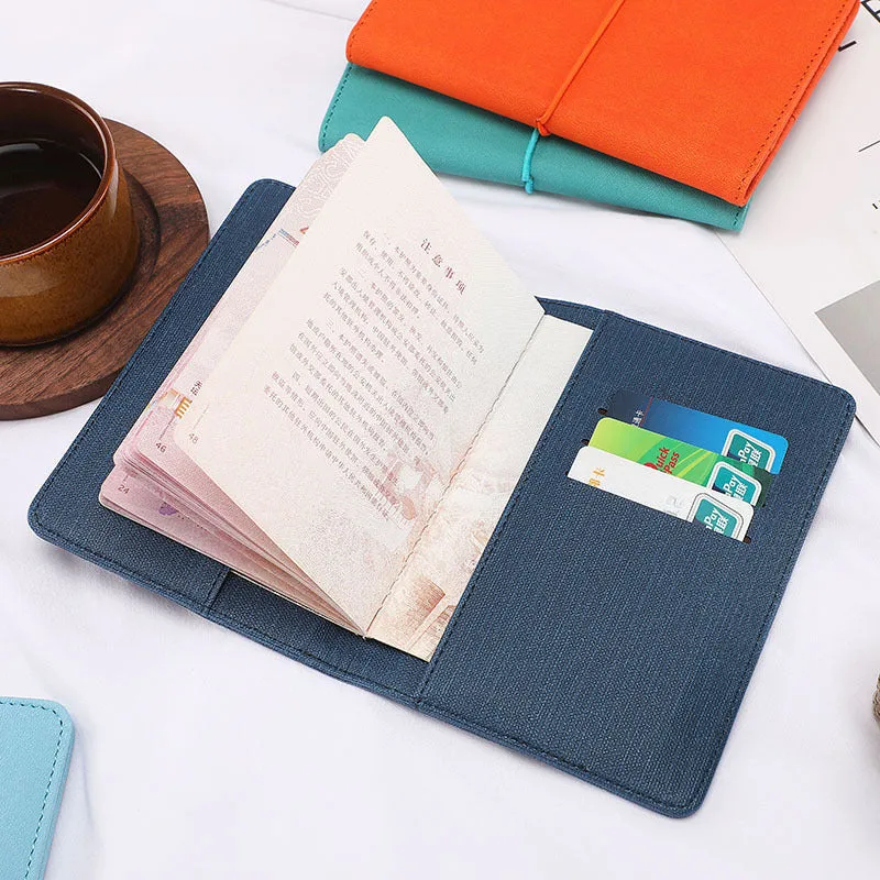 PU leather passport holder customized