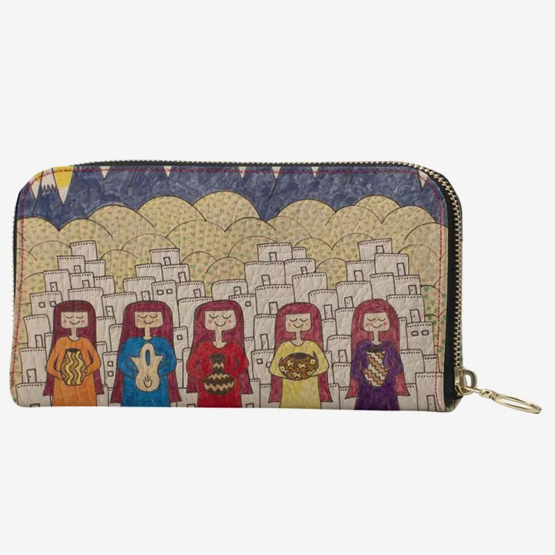 Pueblo Girls Leather Wallet