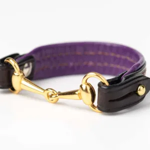 Purple Horse Bit Bracelet