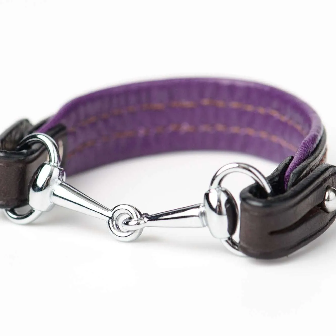 Purple Horse Bit Bracelet