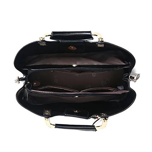 Purses and Handbags Top Handle Satchel Shoulder Bags for Women Ladies PU Leather Totes From Nevenka (3)
