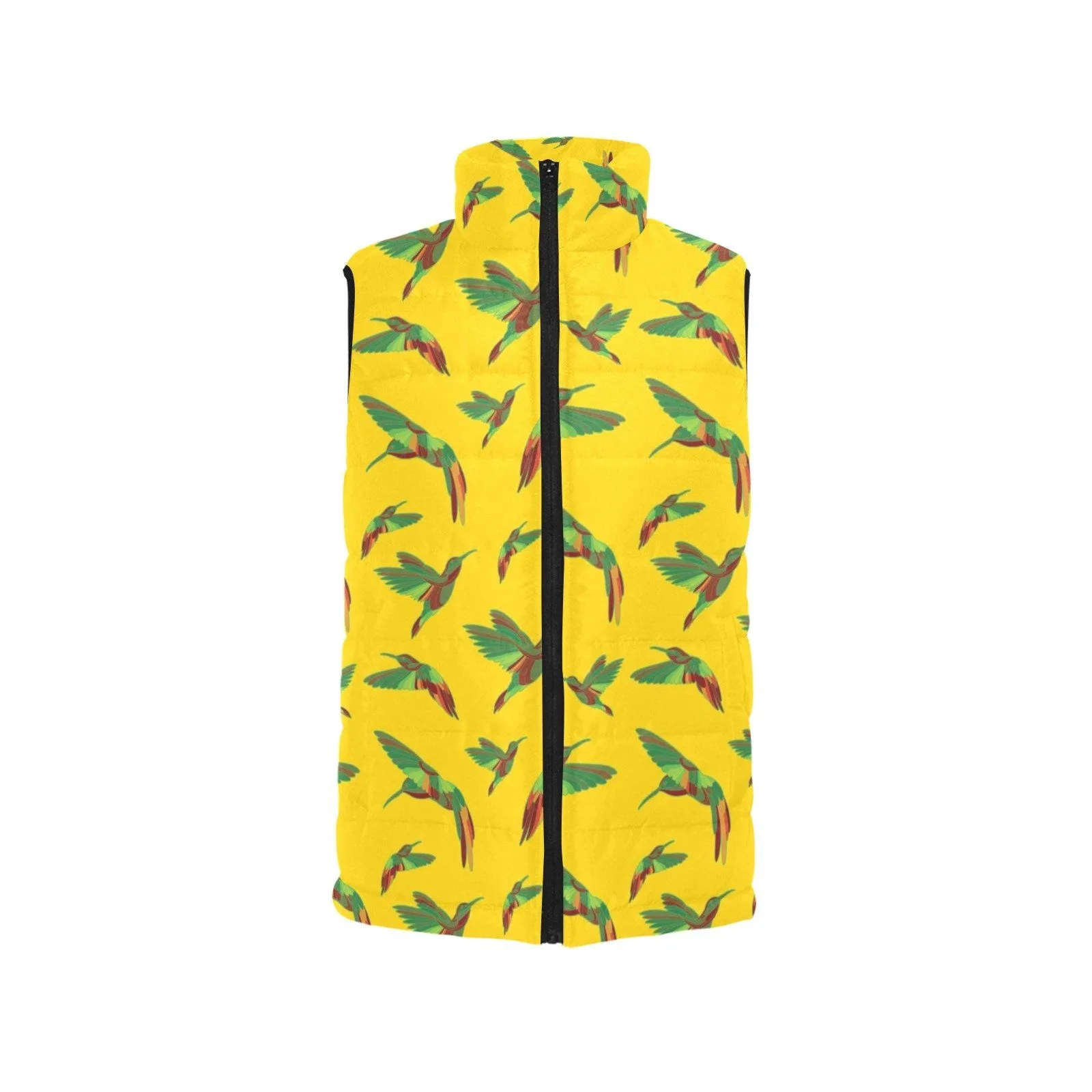 Red Swift Yellow Men's Padded Vest Jacket