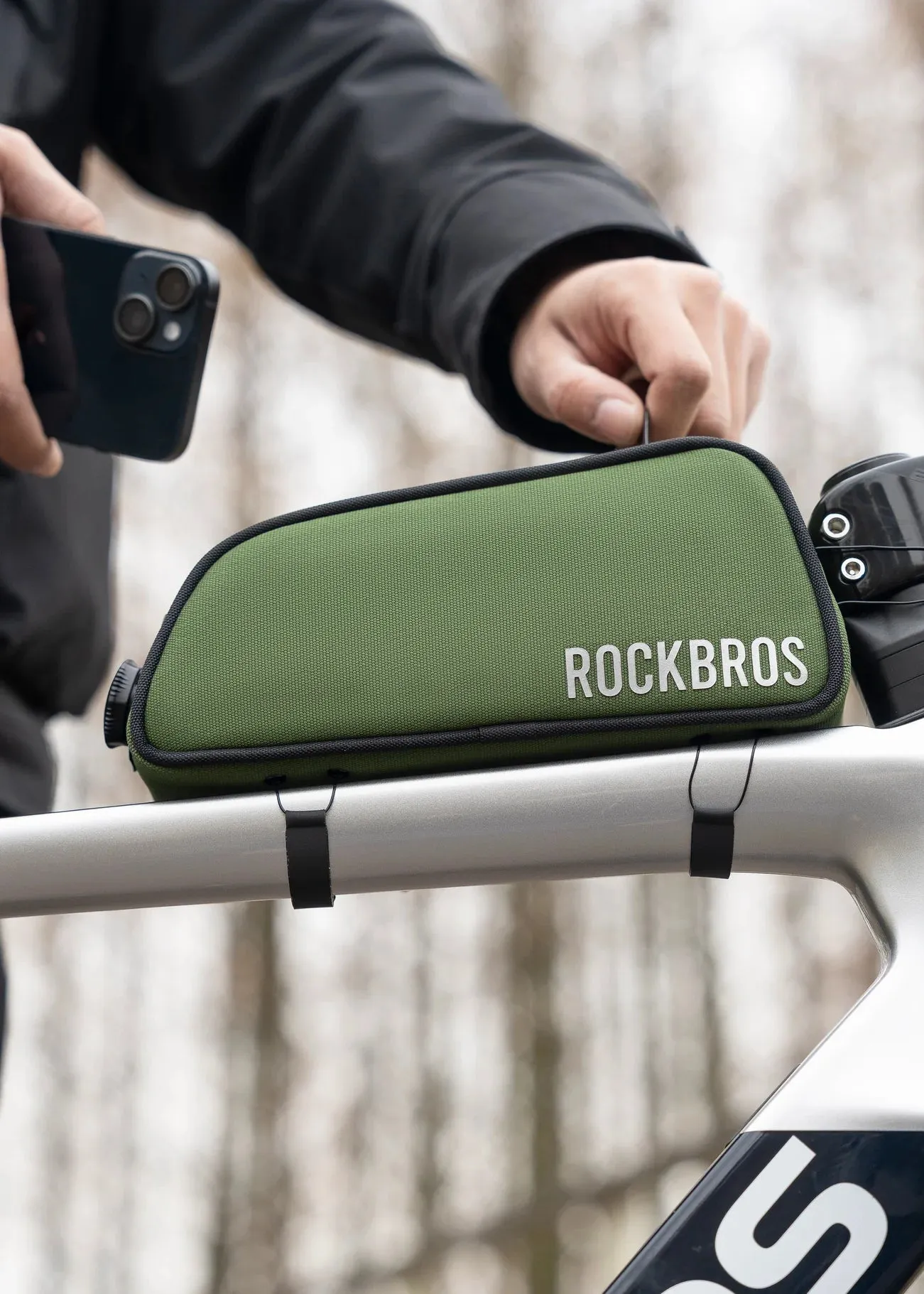 ROCKBROS Bike Frame Bag-Road to sky