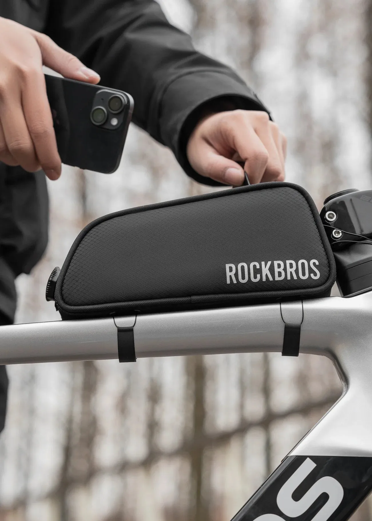 ROCKBROS Bike Frame Bag-Road to sky