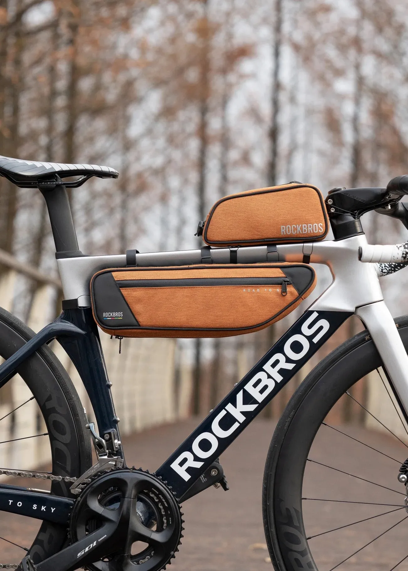 ROCKBROS Bike Frame Bag-Road to sky