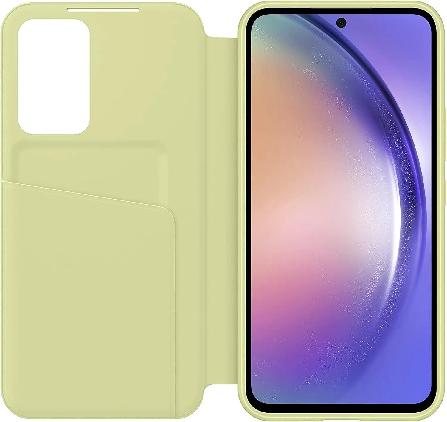 Samsung Galaxy A54 5G Smart View Wallet Case Lime - EF-ZA546CGEGWW