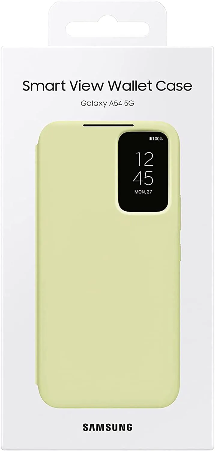 Samsung Galaxy A54 5G Smart View Wallet Case Lime - EF-ZA546CGEGWW