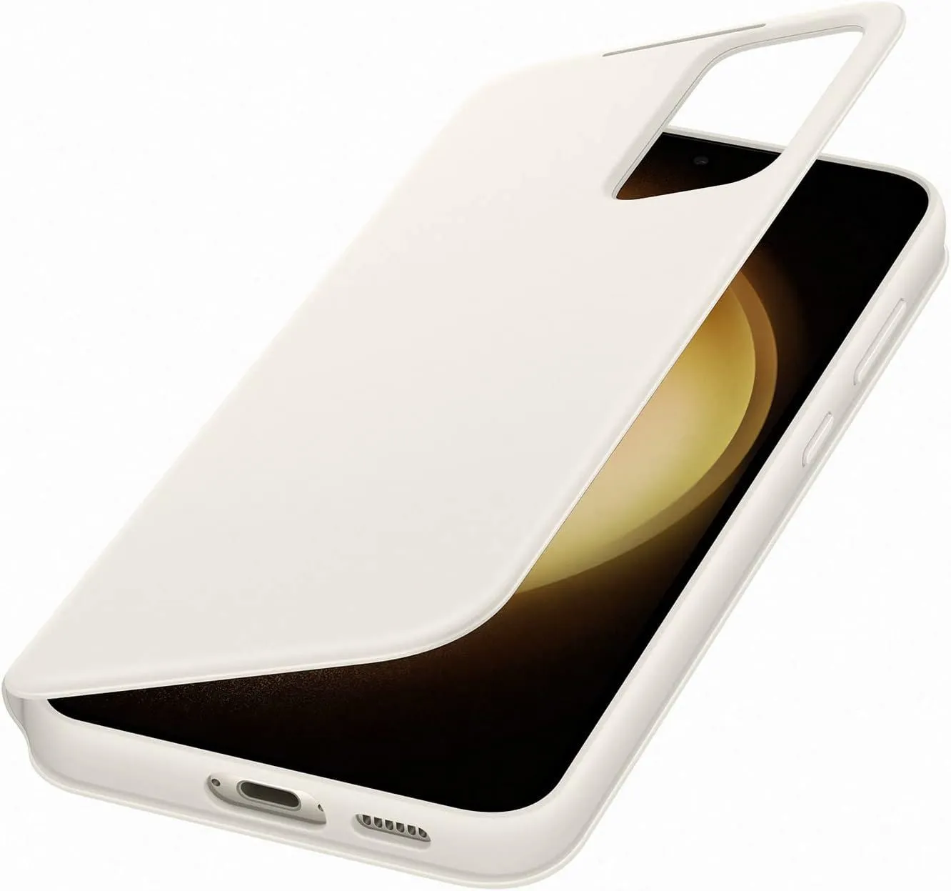 Samsung Galaxy S23 Plus Smart View Wallet Case Cream - EF-ZS916CUEGWW