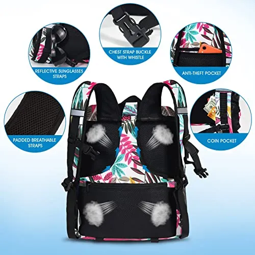 Scothen Backpack Cooler with 12 Ice Packs-Keeps 54 Cans Cold for Up to 24 Hours-Waterproof & Leak Proof Cooler Bookbag-Insulated Ice Chest Backpack Small Cooler Backpack for Women Beach Hiking