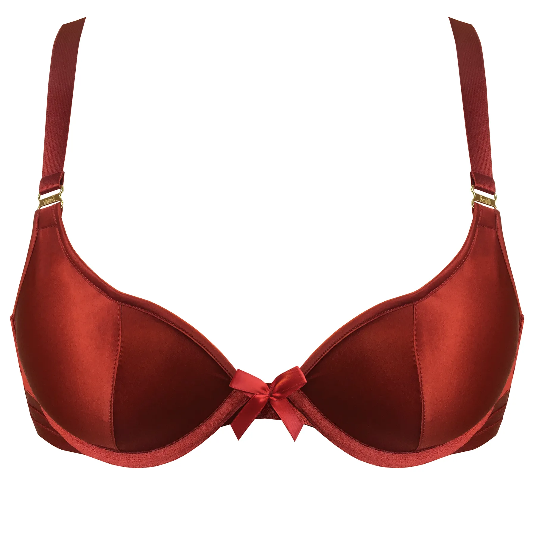 Silk push-up bra