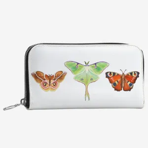 Silver Chrysalis I Leather Wallet