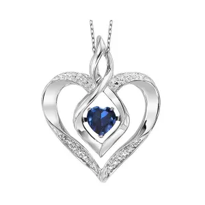 Silver (SLV 995) Classic Book Rhythm Of Love Neckwear Pendant