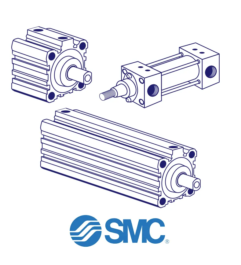 SMC CDQ2B160-35DC Pneumatic Cylinder