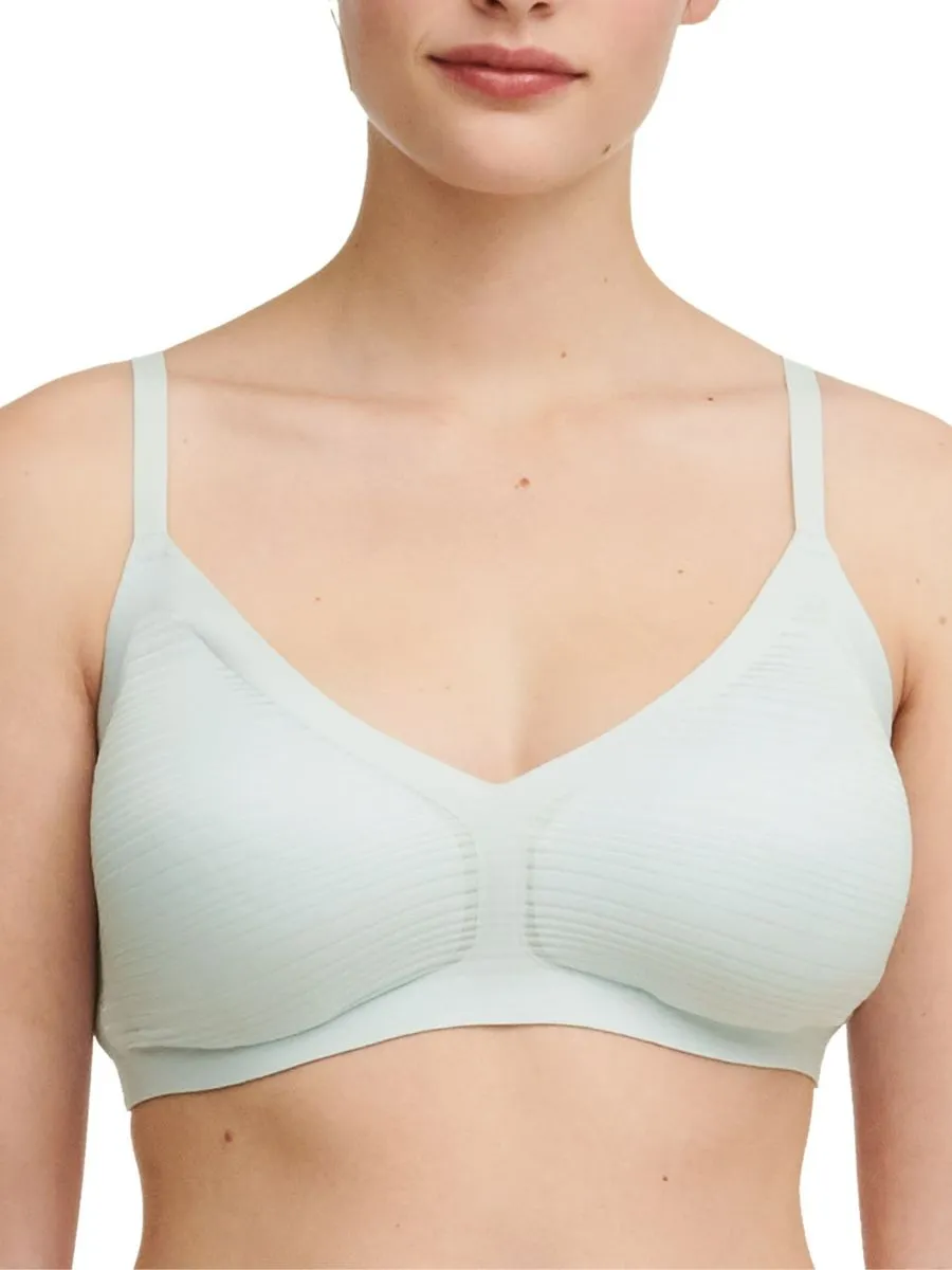 SoftStretch Stripes Padded Bralette - Ballad Blue