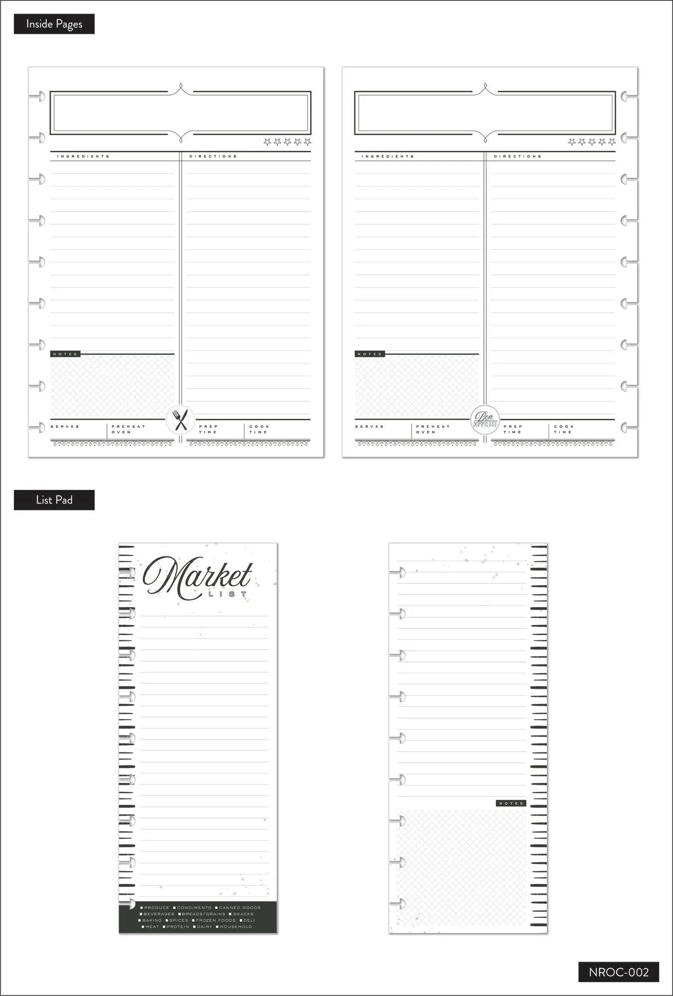 Southern Farmhouse Classic Recipe Organizer