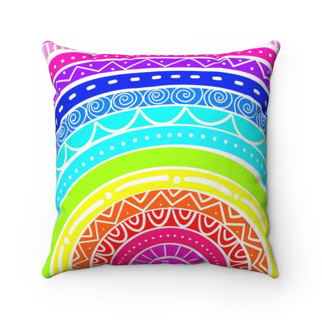 Spun Polyester Square Pillow
