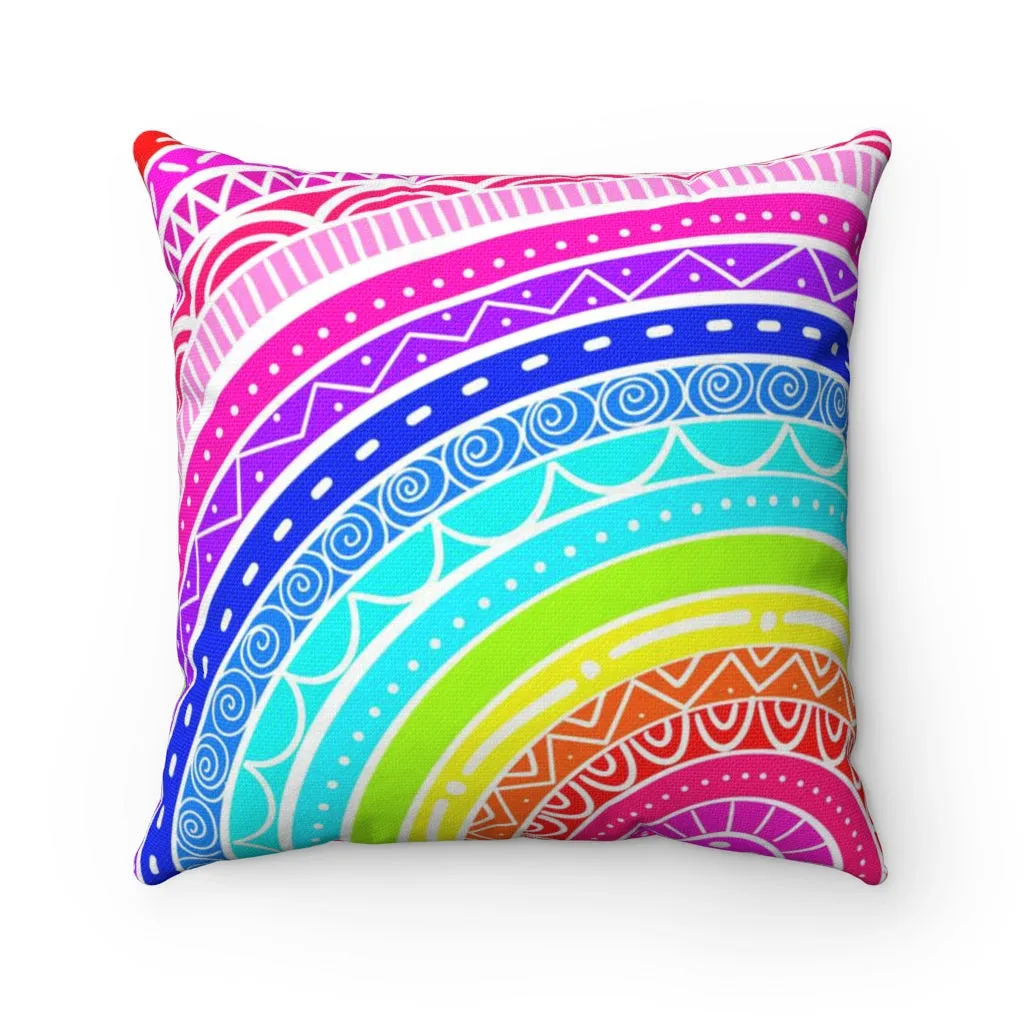 Spun Polyester Square Pillow