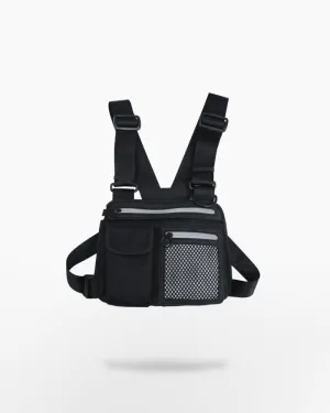 Streetwear Reflective Sports Chest Bag