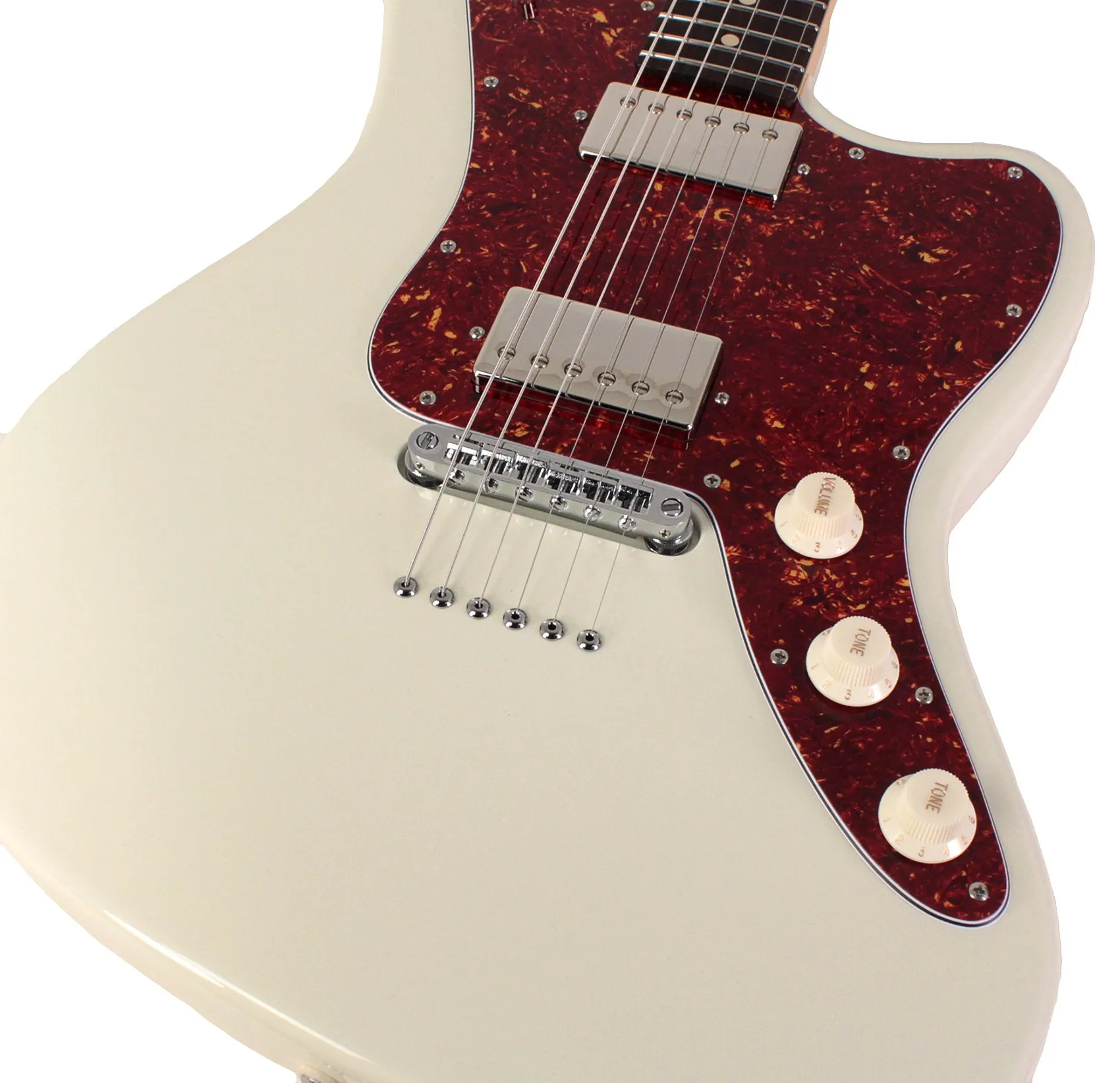 Suhr Classic JM Guitar, Olympic White, HH, TP6