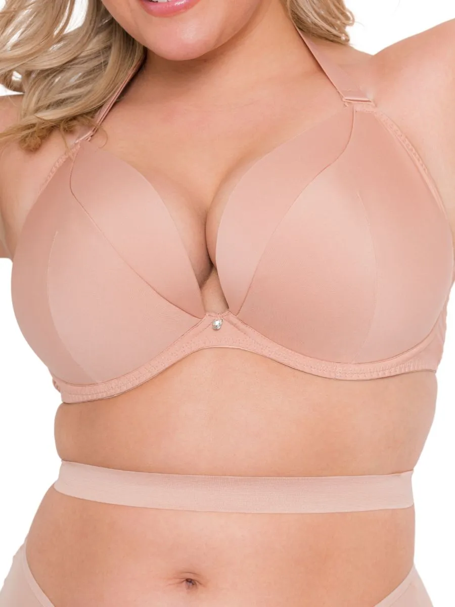 Superplunge Multiway Plunge Bra - Latte