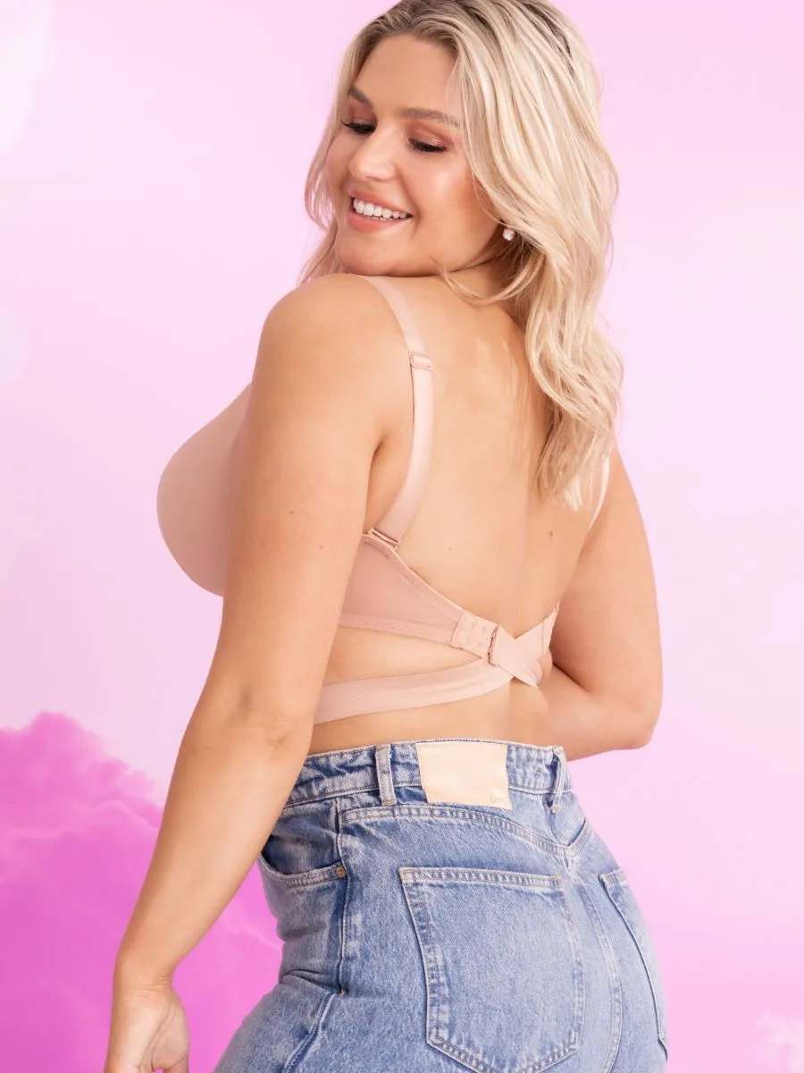Superplunge Multiway Plunge Bra - Latte