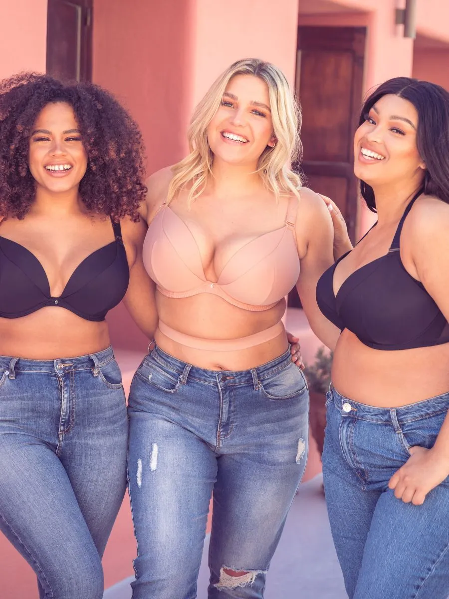 Superplunge Multiway Plunge Bra - Latte