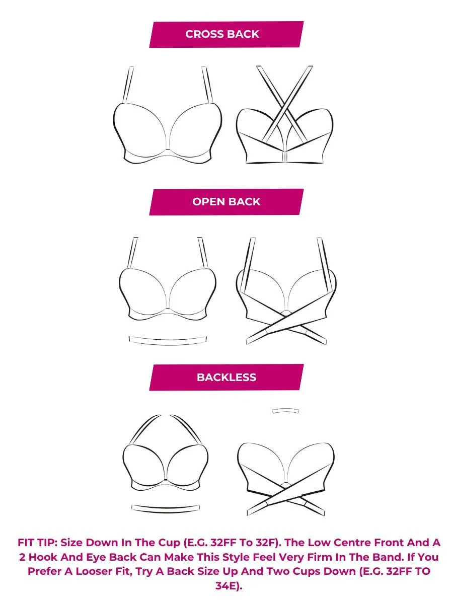 Superplunge Multiway Plunge Bra - Latte