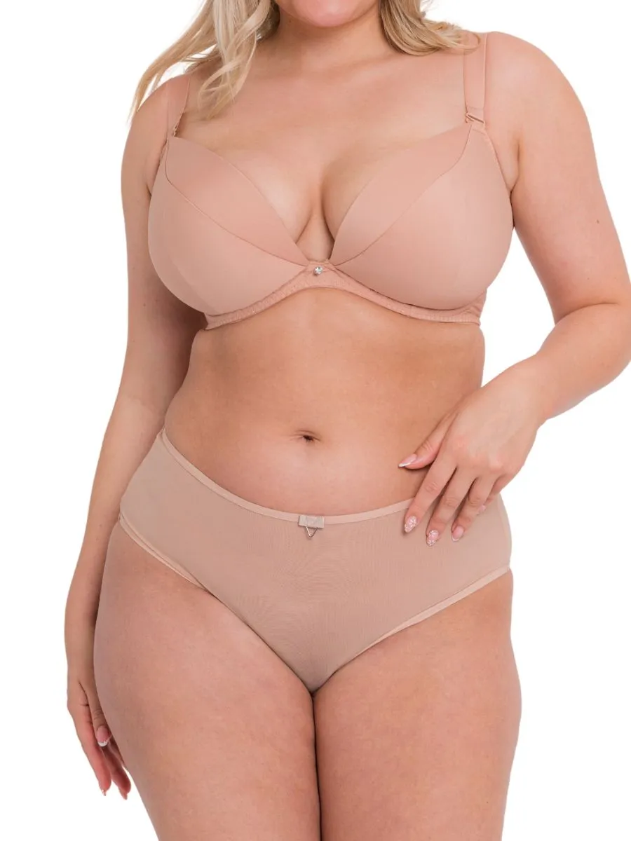 Superplunge Multiway Plunge Bra - Latte