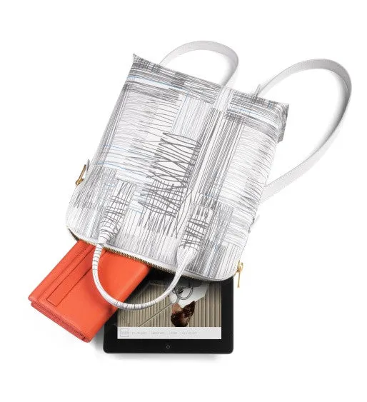SW1031 Convertible Tablet Backpack Linear Print