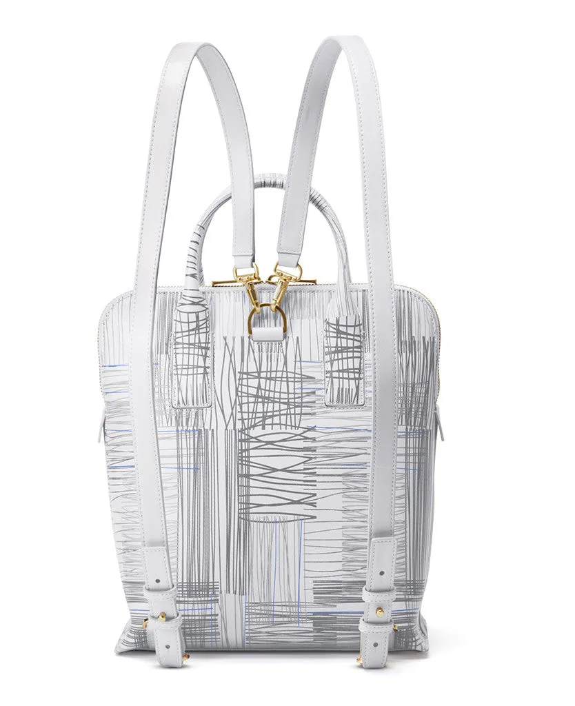 SW1031 Convertible Tablet Backpack Linear Print