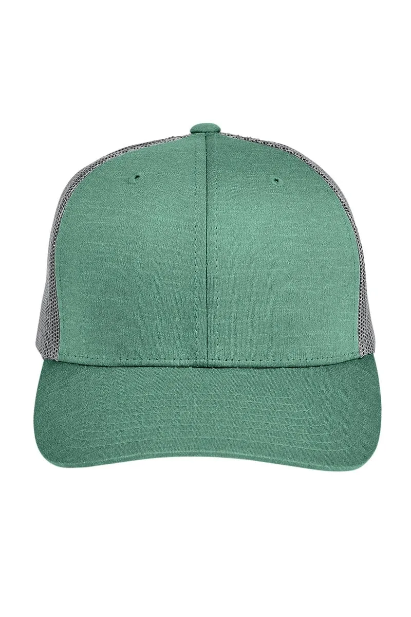 Team 365 TT802: by Yupoong(r) Adult Zone Sonic Heather Trucker Cap