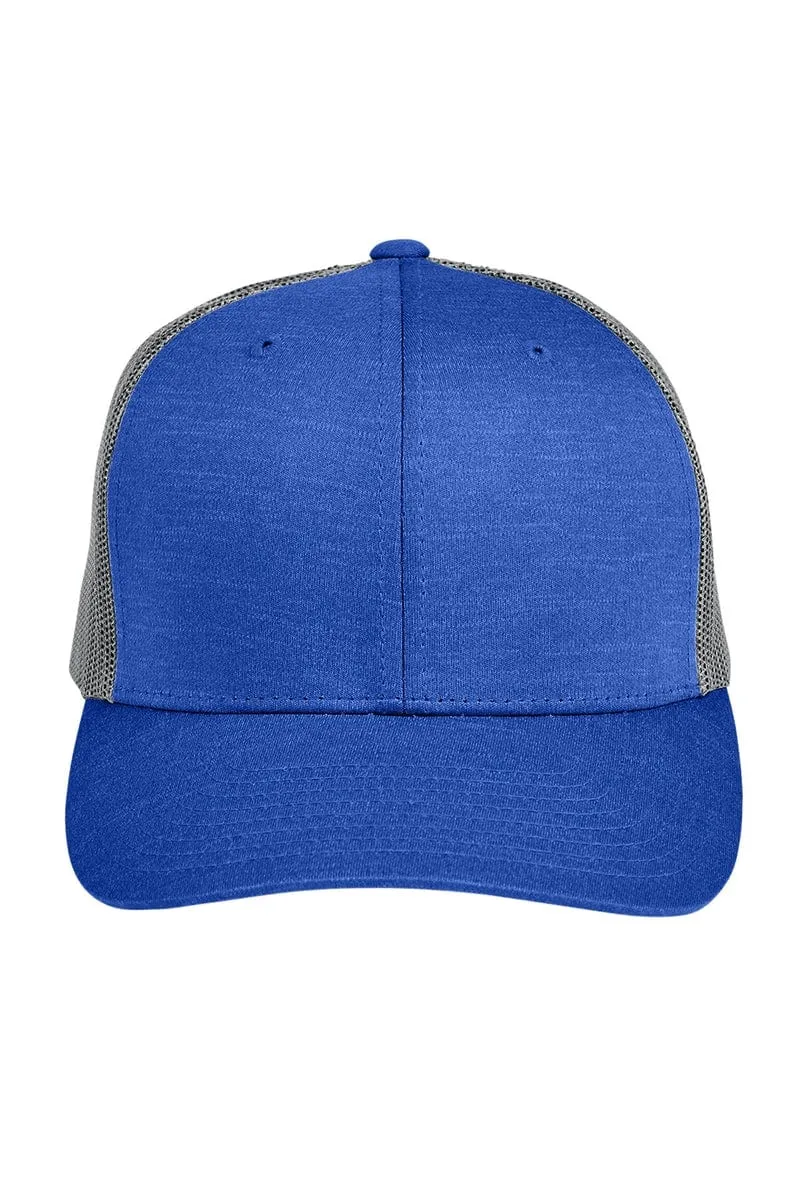 Team 365 TT802: by Yupoong(r) Adult Zone Sonic Heather Trucker Cap