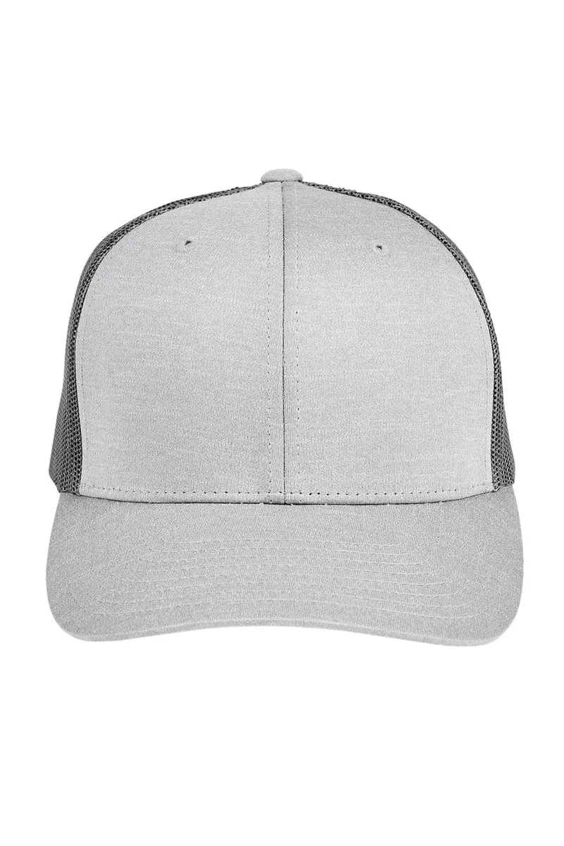 Team 365 TT802: by Yupoong(r) Adult Zone Sonic Heather Trucker Cap