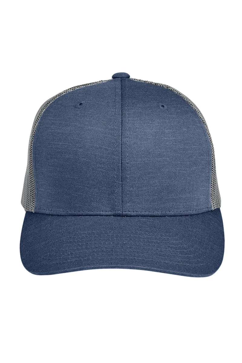 Team 365 TT802: by Yupoong(r) Adult Zone Sonic Heather Trucker Cap
