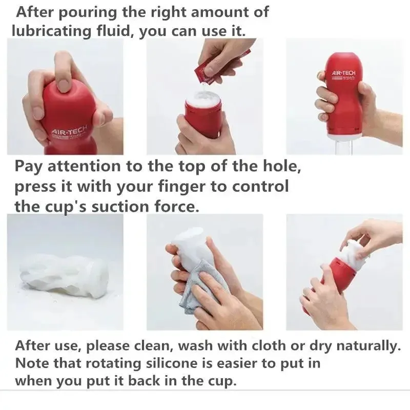 TENGA Pocket Pussy Male Masturbator - Vacuum Silicone Realistic Vaginal Sex Toys for Men