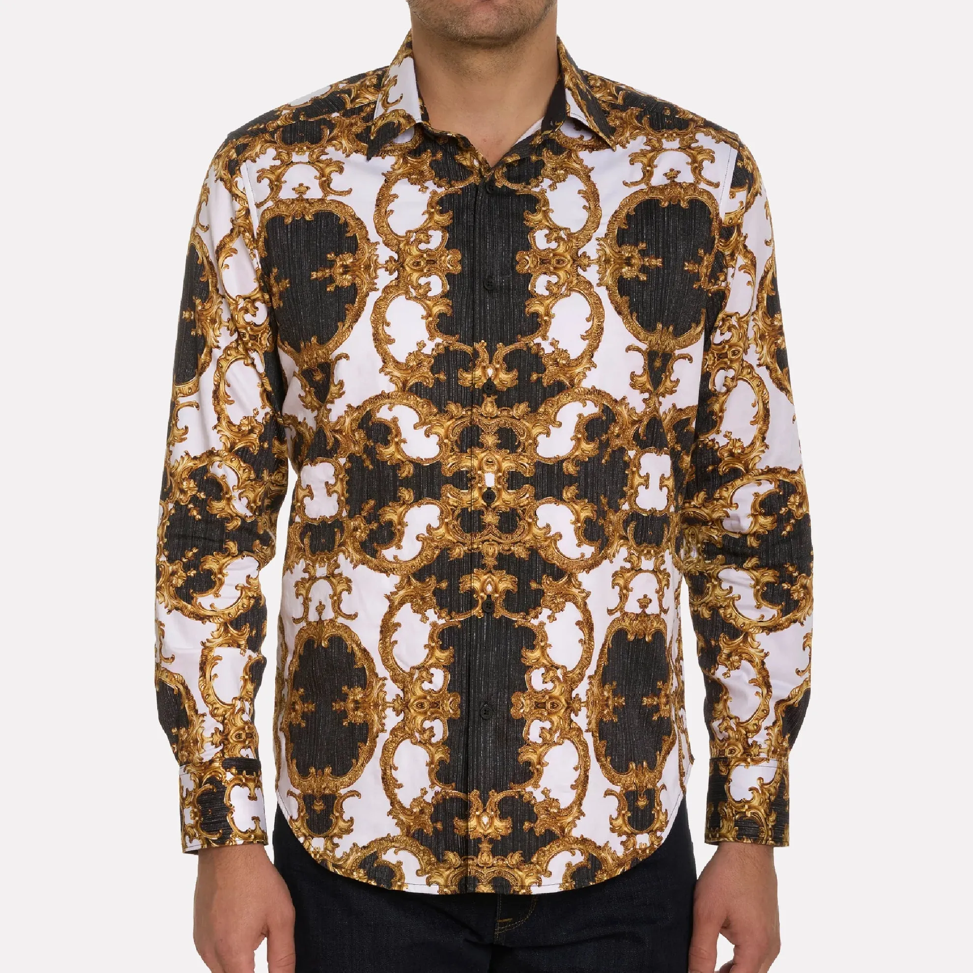 The Lux Long Sleeve Woven Shirt / Multi