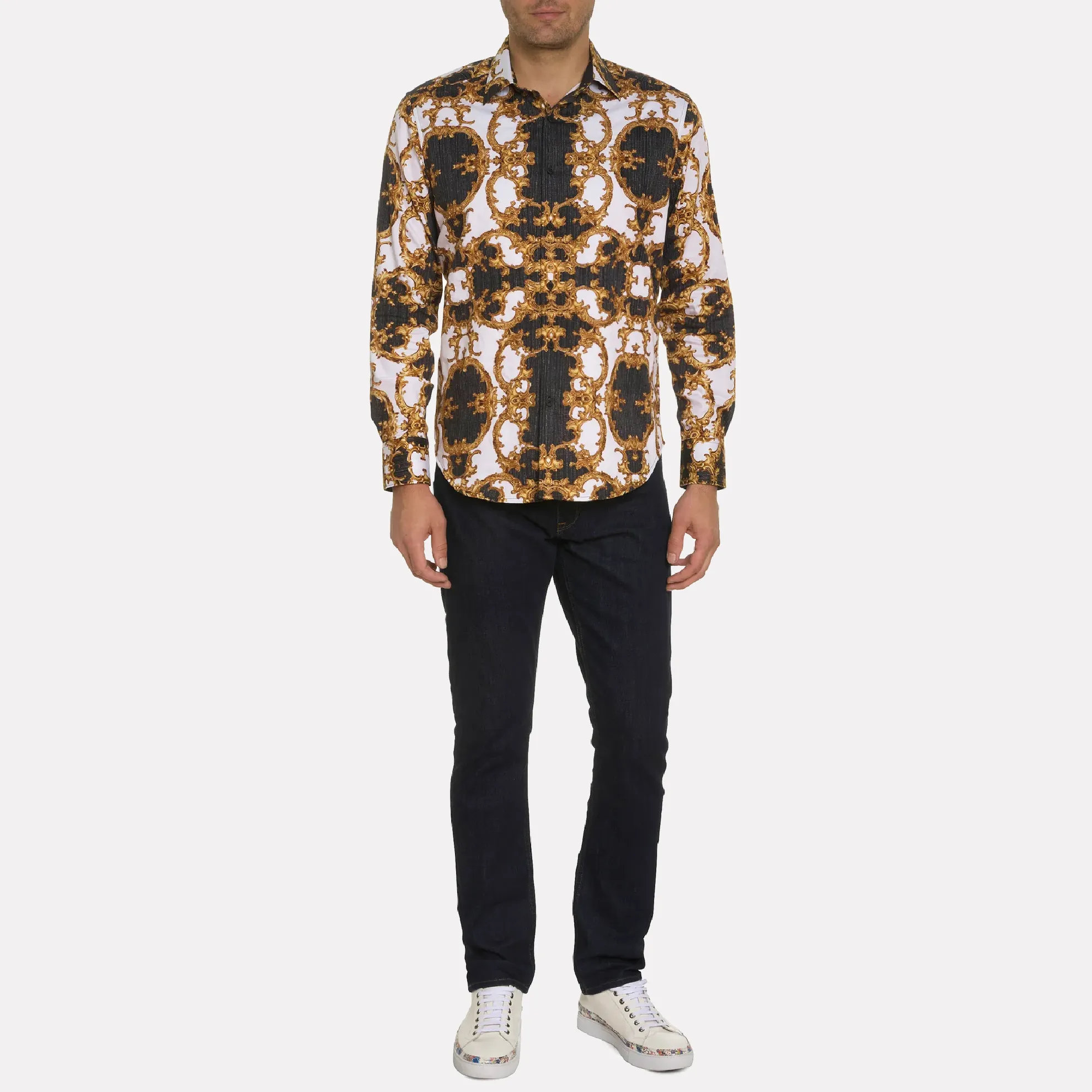 The Lux Long Sleeve Woven Shirt / Multi